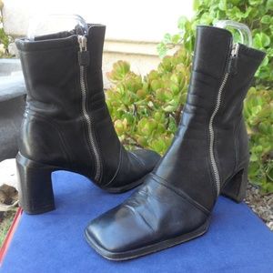 Goffredo Fantini Leather Boots Ankle High 37 1/2 6